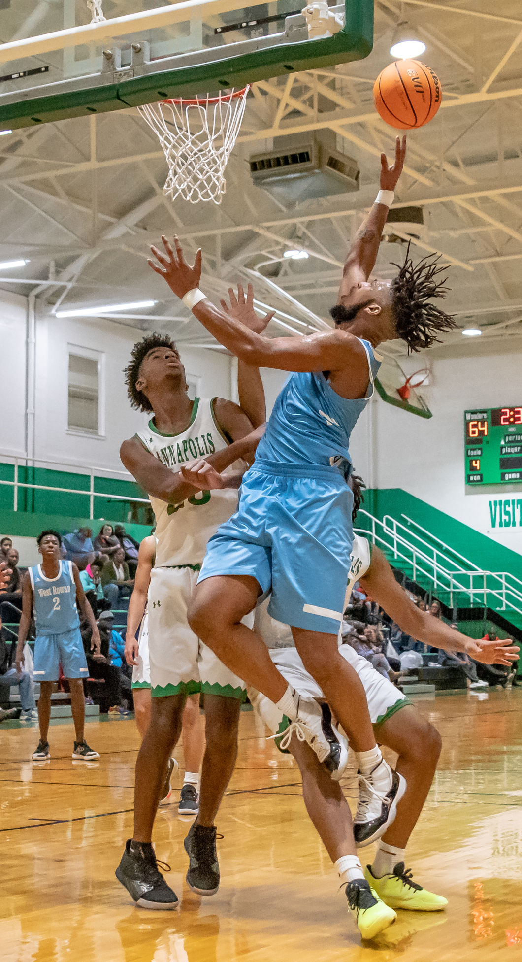 their home basketball game against West Rowan